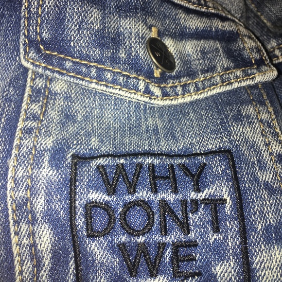 Why don’t We Denim Jacket XL - Picture 5 of 6